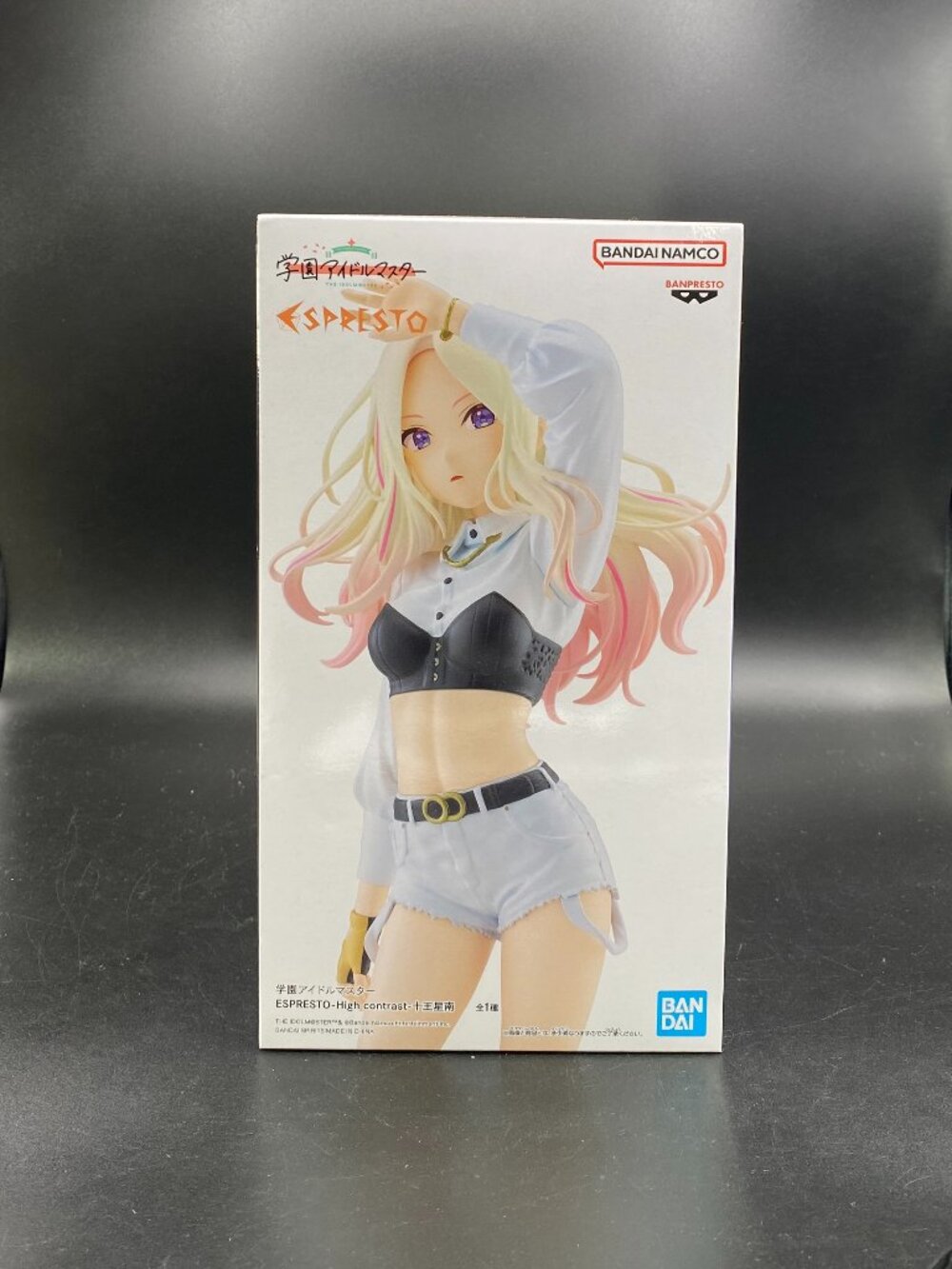 Gakuen Idolmaster Sena Juo Figure High Contrast Ver. Banpresto Espresto New